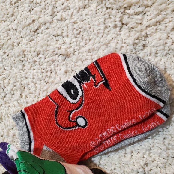 DC Comics Socks Harley Quinn 6 Pair Wonderwoman - Picture 14 of 15